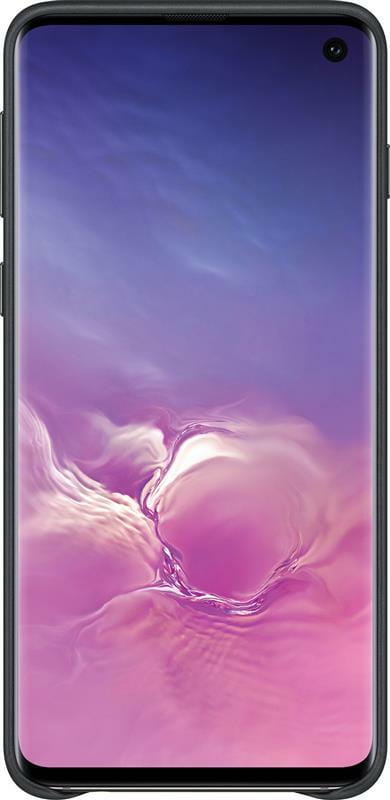 Чехол-накладка Samsung Leather Cover для Samsung Galaxy S10 SM-G973 Black (EF-VG973LBEGRU)
