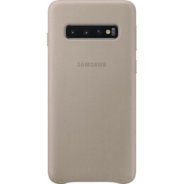 Чехол-накладка Samsung Leather Cover для Samsung Galaxy S10 SM-G973 Gray (EF-VG973LJEGRU)
