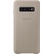 Фото - Чохол-накладка Samsung Leather Cover для Samsung Galaxy S10 SM-G973 Gray (EF-VG973LJEGRU) | click.ua