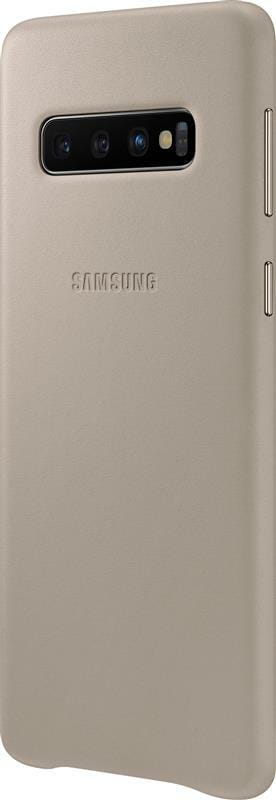 Чехол-накладка Samsung Leather Cover для Samsung Galaxy S10 SM-G973 Gray (EF-VG973LJEGRU)