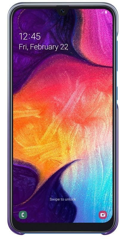 Чехол-накладка Samsung Gradation Cover для Samsung Galaxy A50 SM-A505 Violet (EF-AA505CVEGRU)