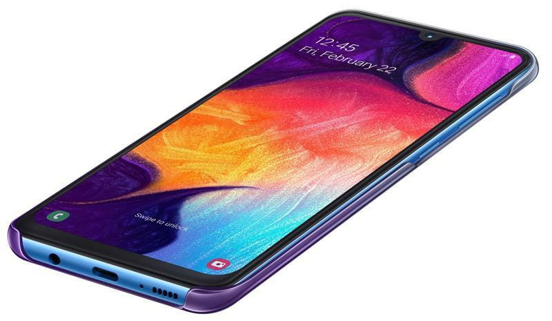 Чехол-накладка Samsung Gradation Cover для Samsung Galaxy A50 SM-A505 Violet (EF-AA505CVEGRU)