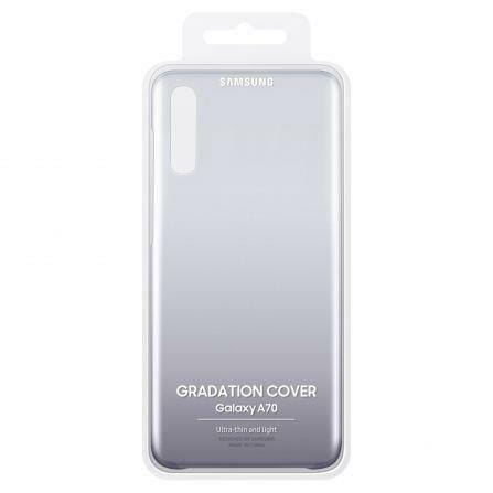 Чехол-накладка Samsung Gradation Cover для Samsung Galaxy A70 SM-A705 Black (EF-AA705CBEGRU)