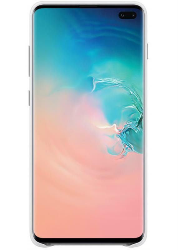 Чехол-накладка Samsung Leather Cover для Samsung Galaxy S10+ SM-G975 White (EF-VG975LWEGRU)