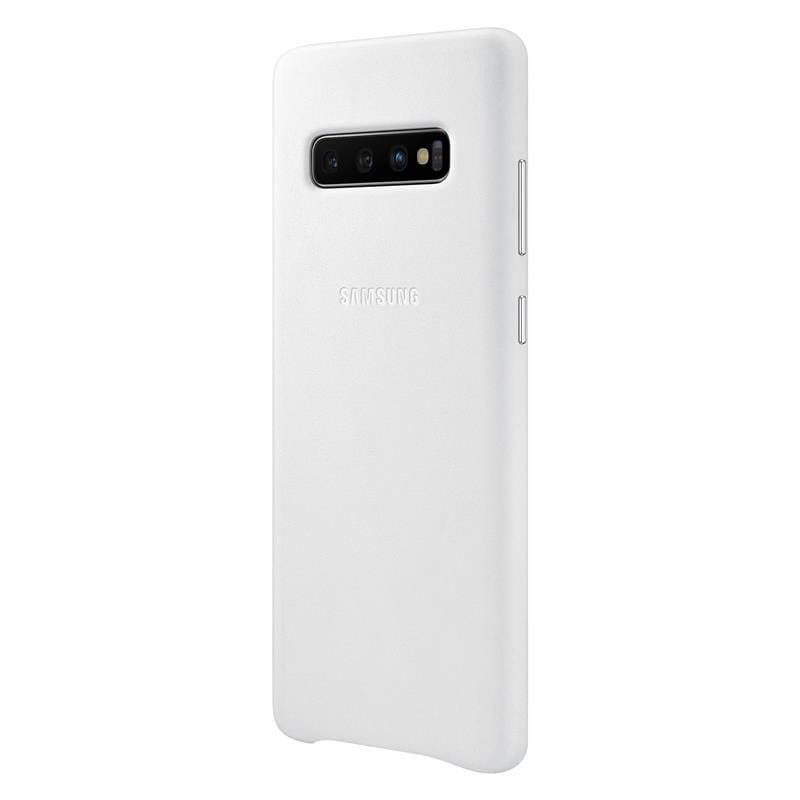 Чехол-накладка Samsung Leather Cover для Samsung Galaxy S10+ SM-G975 White (EF-VG975LWEGRU)