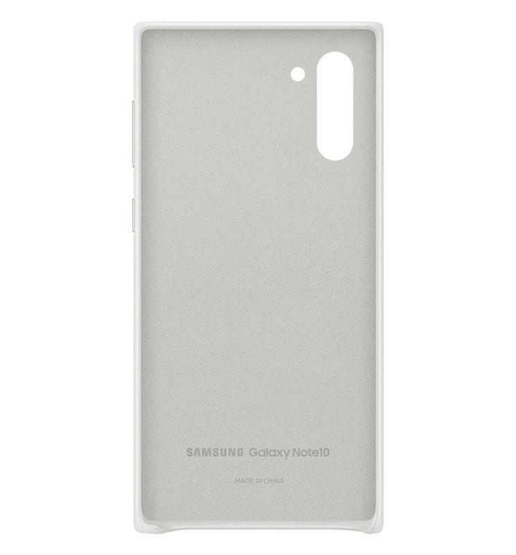 Чехол-накладка Samsung Leather Cover для Samsung Galaxy Note10 SM-N970 White (EF-VN970LWEGRU)