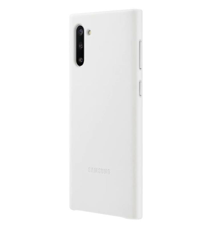 Чехол-накладка Samsung Leather Cover для Samsung Galaxy Note10 SM-N970 White (EF-VN970LWEGRU)