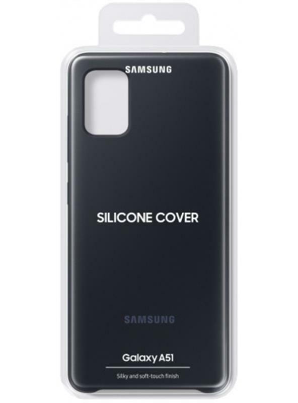 Чехол-накладка Samsung Silicone Cover для Samsung Galaxy A51 SM-A515 Black (EF-PA515TBEGRU)