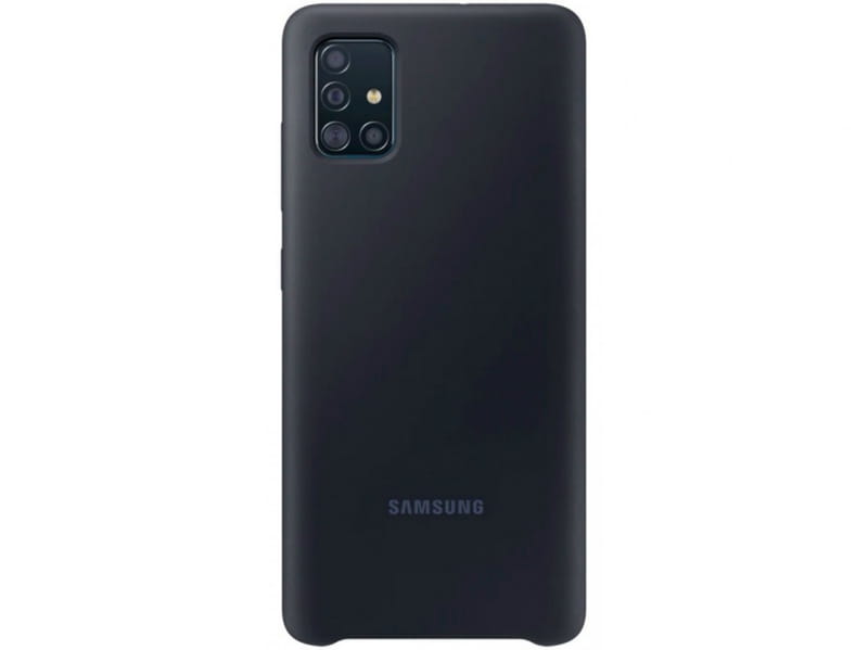 Чехол-накладка Samsung Silicone Cover для Samsung Galaxy A51 SM-A515 Black (EF-PA515TBEGRU)
