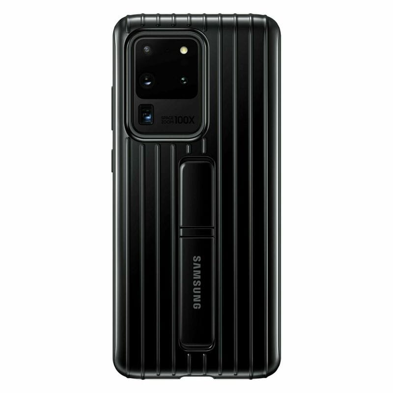 Чехол-накладка Samsung Protective Standing Cover для Samsung Galaxy S20 Ultra SM-G988 Black (EF-RG988CBEGRU)