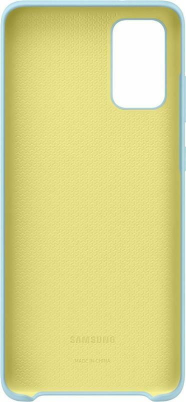 Чехол-накладка Samsung Silicone Cover для Samsung Galaxy S20+ SM-G985 Sky Blue (EF-PG985TLEGRU)