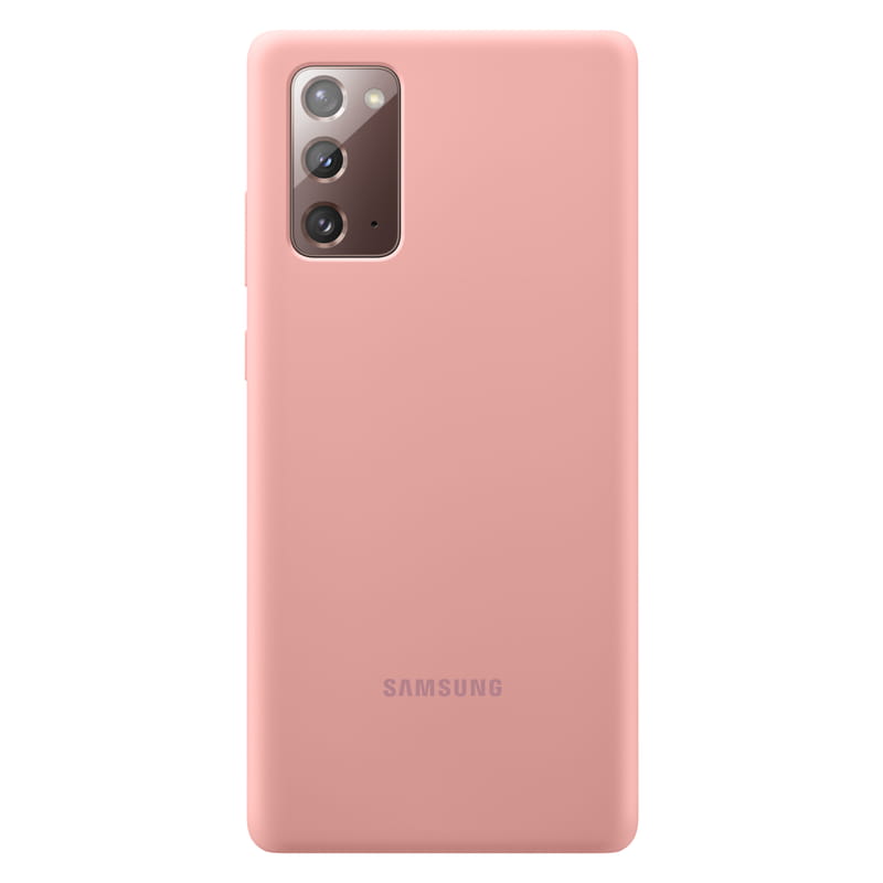 Чeхол-накладка Samsung Silicone Cover для Samsung Galaxy Note 20 SM-N980 Copper Brown (EF-PN980TAEGRU)