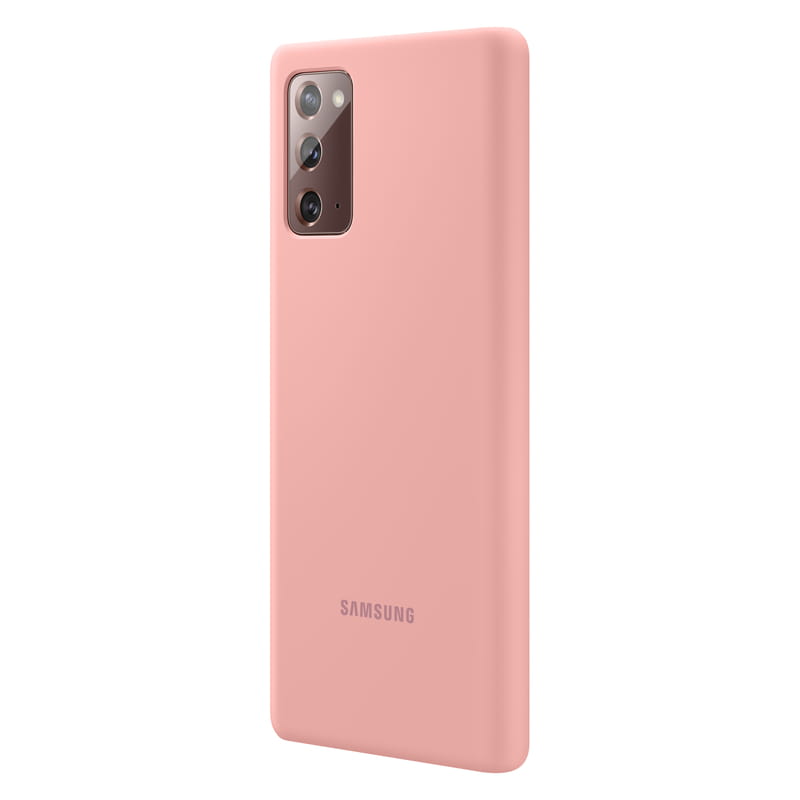 Чeхол-накладка Samsung Silicone Cover для Samsung Galaxy Note 20 SM-N980 Copper Brown (EF-PN980TAEGRU)