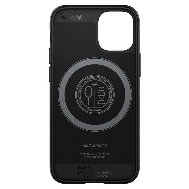 Чeхол-накладка Spigen Mag Armor для Apple iPhone 12 Mini Black (ACS01866)