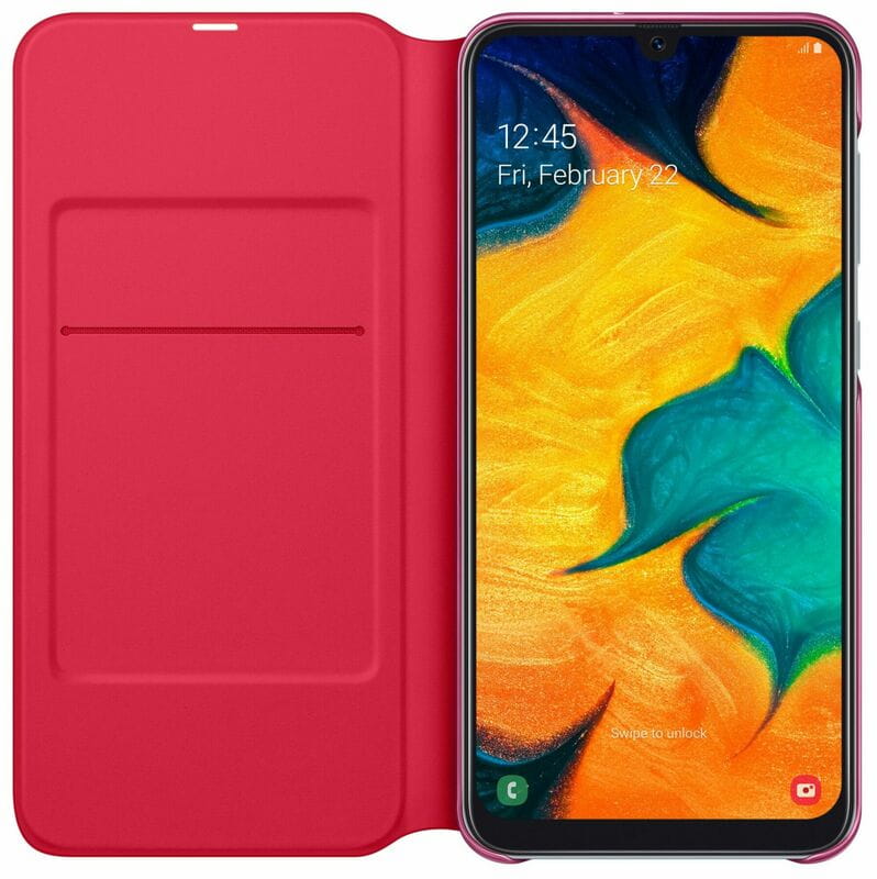 Чехол-книжка Samsung Wallet Cover для Samsung Galaxy A20 SM-A205/A30 SM-A305 White (EF-WA205PWEGRU/EF-WA305PWEGRU)