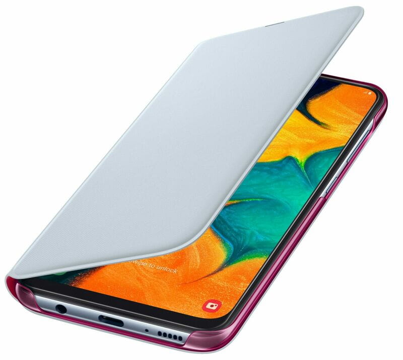 Чехол-книжка Samsung Wallet Cover для Samsung Galaxy A20 SM-A205/A30 SM-A305 White (EF-WA205PWEGRU/EF-WA305PWEGRU)