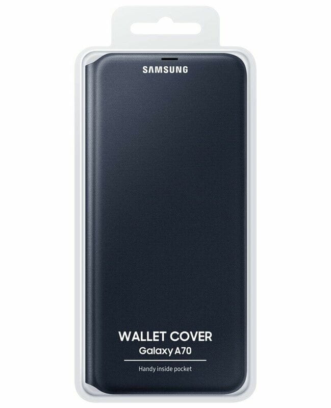 Чехол-книжка Samsung Wallet Cover для Samsung Galaxy A70 SM-A705/Galaxy A70s SM-A707 Black (EF-WA705PBEGRU)