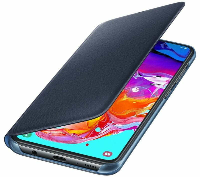 Чехол-книжка Samsung Wallet Cover для Samsung Galaxy A70 SM-A705/Galaxy A70s SM-A707 Black (EF-WA705PBEGRU)