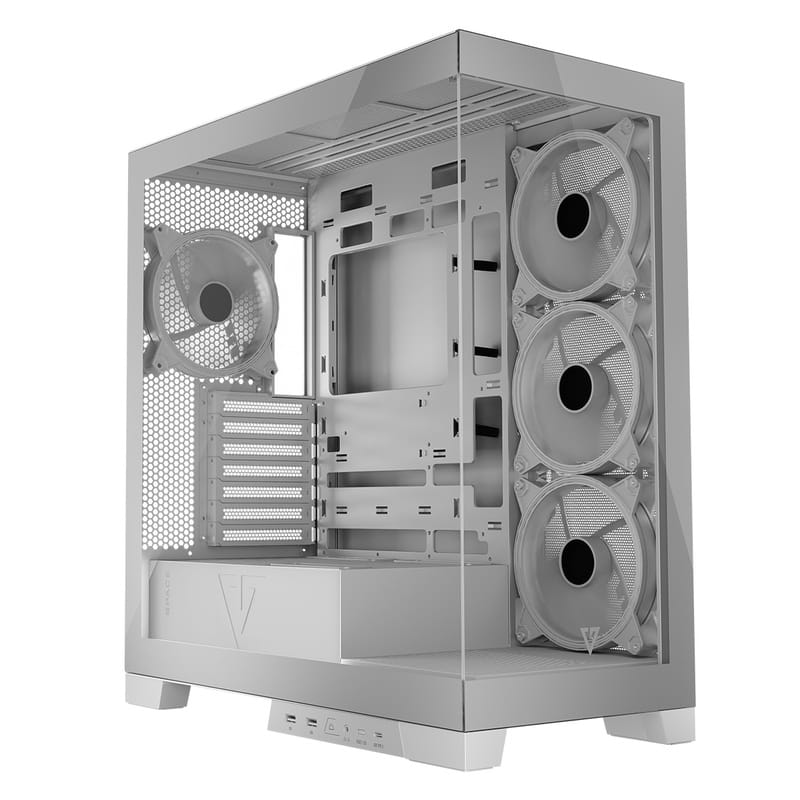 Корпус ModeCom Volcano Space Apex ARGB Midi White (AT-SPACE-PG-20-000000-000) без БЖ