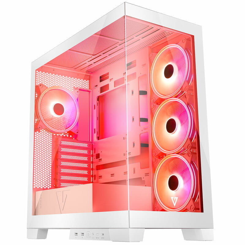 Корпус ModeCom Volcano Space Apex ARGB Midi White (AT-SPACE-PG-20-000000-000) без БЖ