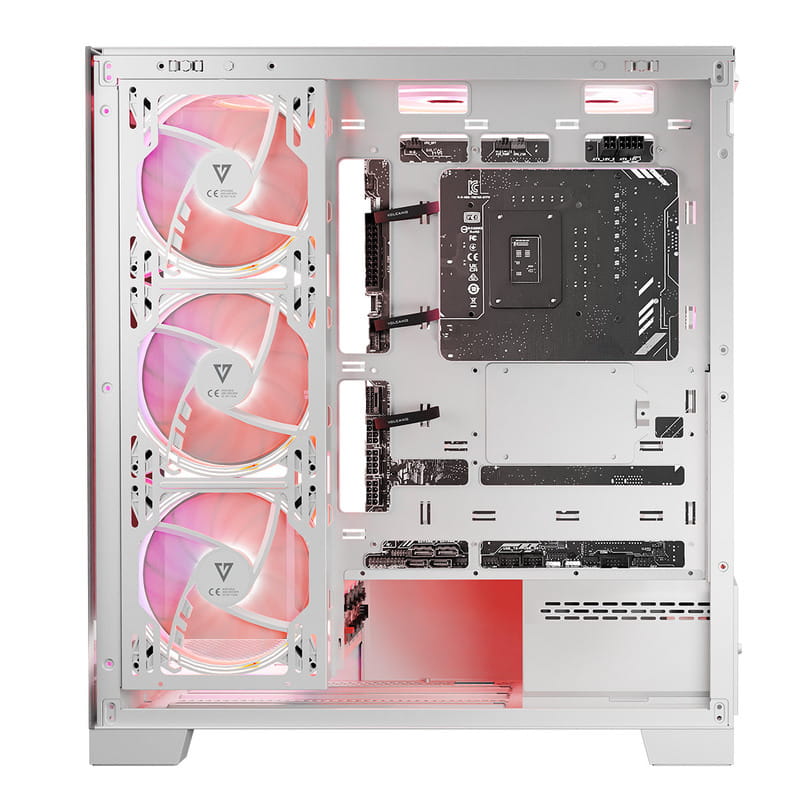 Корпус ModeCom Volcano Space Apex ARGB Midi White (AT-SPACE-PG-20-000000-000) без БЖ