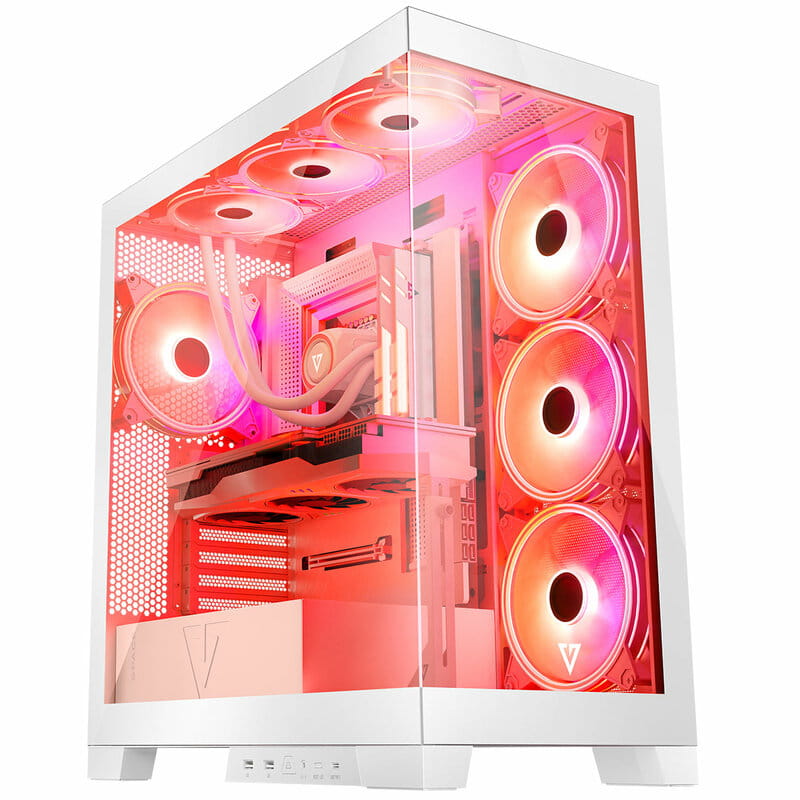 Корпус ModeCom Volcano Space Apex ARGB Midi White (AT-SPACE-PG-20-000000-000) без БЖ