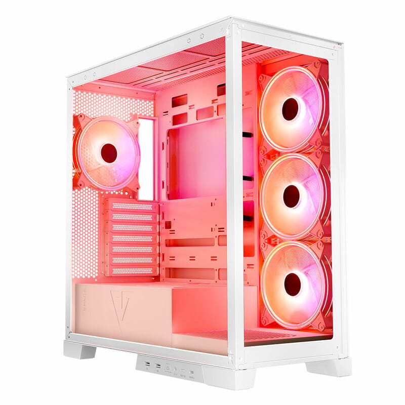 Корпус ModeCom Volcano Space Apex ARGB Midi White (AT-SPACE-PG-20-000000-000) без БЖ