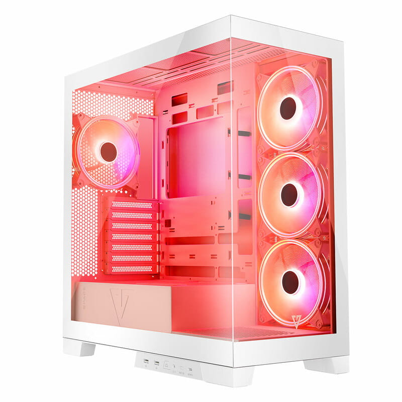 Корпус ModeCom Volcano Space Apex ARGB Midi White (AT-SPACE-PG-20-000000-000) без БЖ
