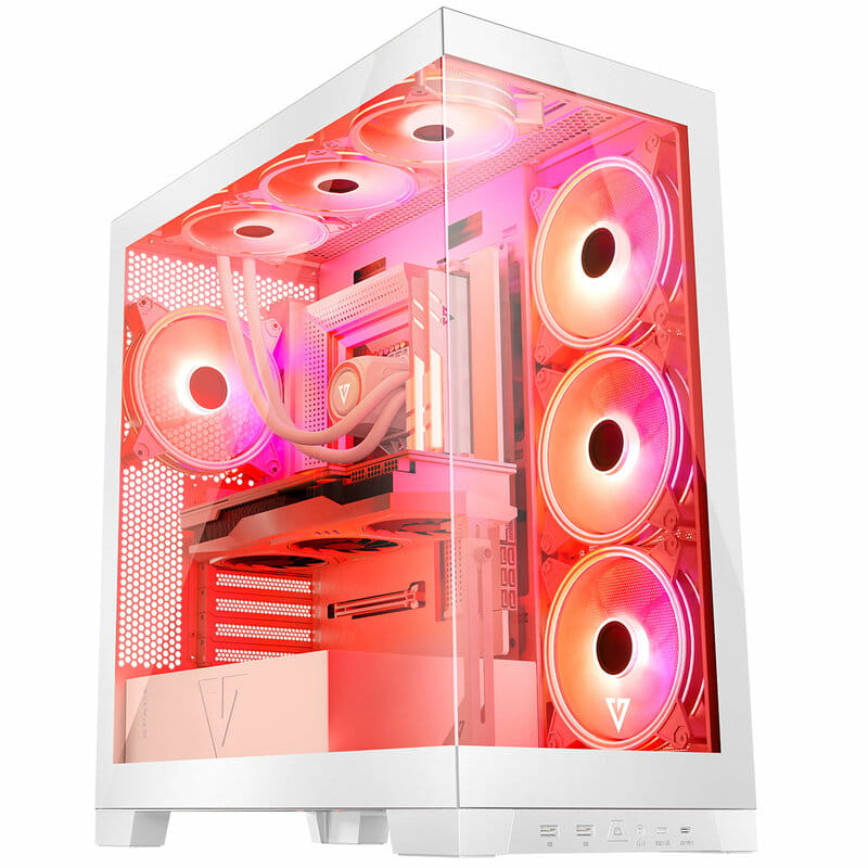 Корпус ModeCom Volcano Space Apex ARGB Midi White (AT-SPACE-PG-20-000000-000) без БЖ