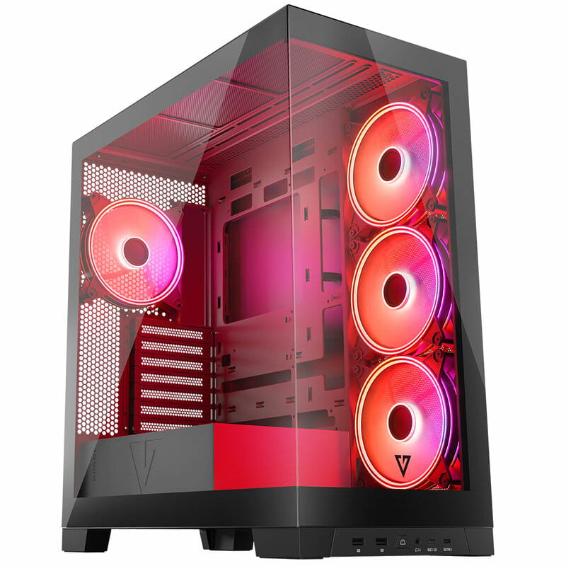 Корпус ModeCom Volcano Space Apex ARGB Midi Black (AT-SPACE-PG-10-000000-000) без БЖ