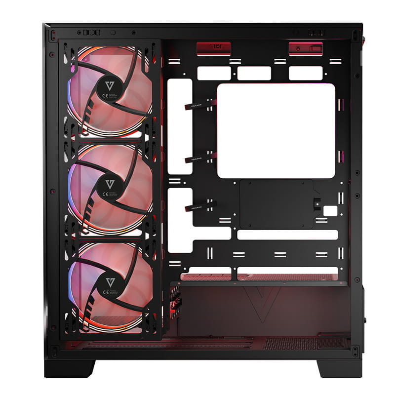 Корпус ModeCom Volcano Space Apex ARGB Midi Black (AT-SPACE-PG-10-000000-000) без БЖ