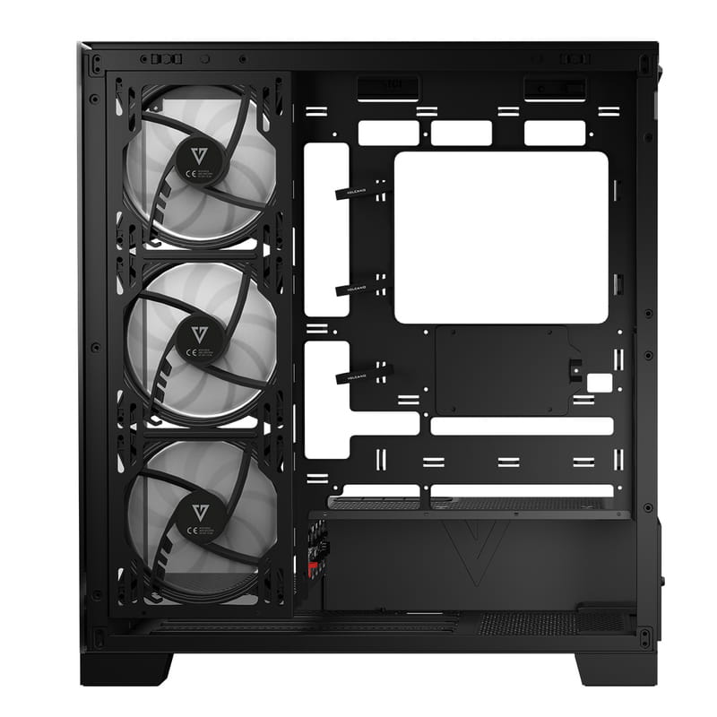 Корпус ModeCom Volcano Space Apex ARGB Midi Black (AT-SPACE-PG-10-000000-000) без БЖ