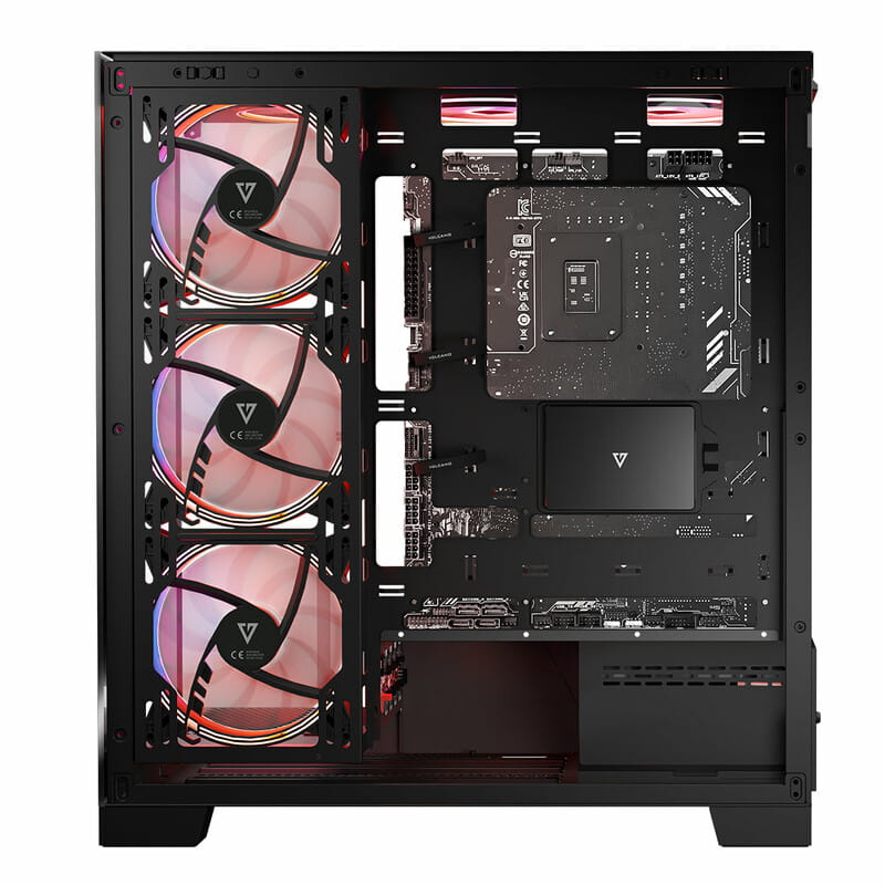 Корпус ModeCom Volcano Space Apex ARGB Midi Black без БП (AT-SPACE-PG-10-000000-000)