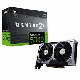 Відеокарта GF RTX 5060 8GB GDDR7 Ventus 2X OC MSI (GeForce RTX 5060 8G VENTUS 2X OC)