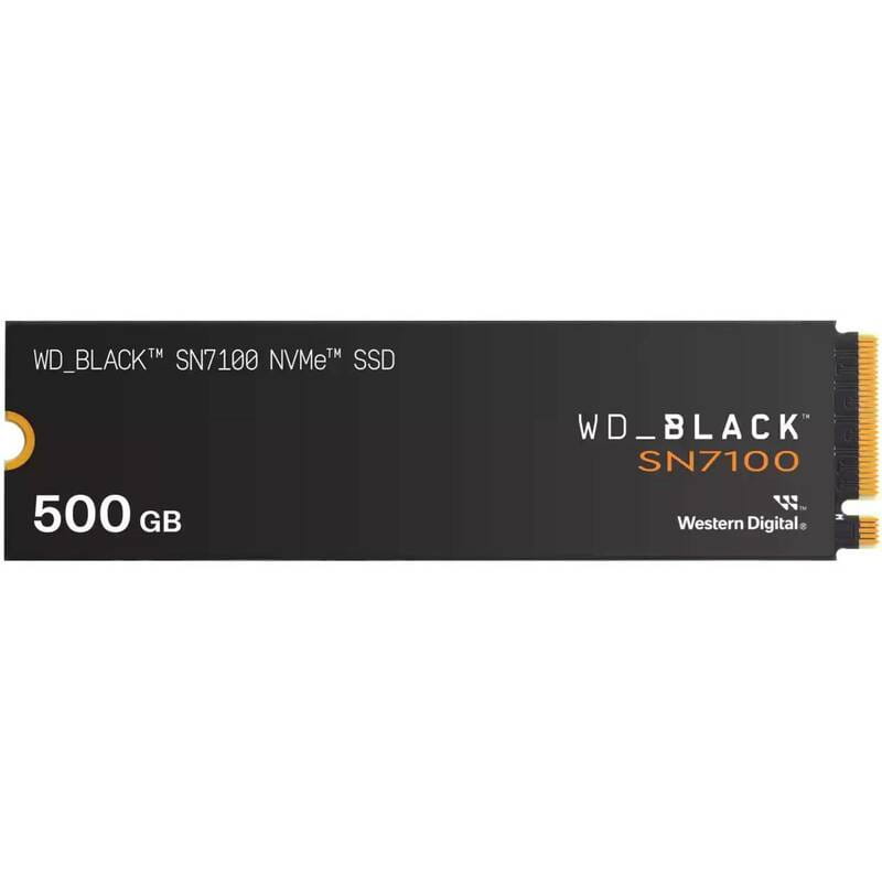Накопитель SSD 500GB WD Black SN7100 M.2 2280 NVMe PCIe 4.0 x4 3D TLC NAND (WDS500G4X0E)