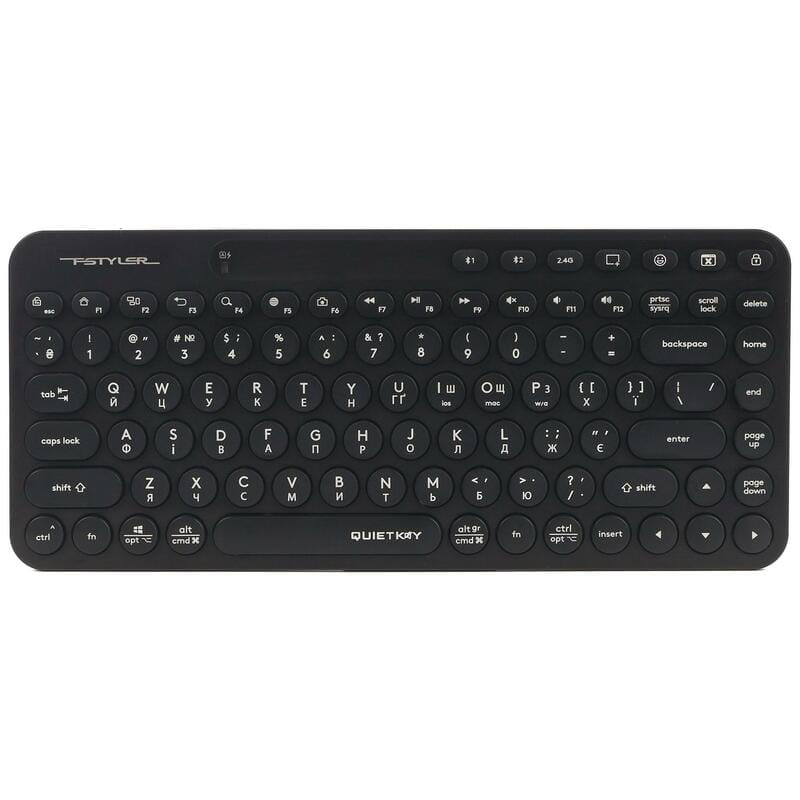 Клавіатура бездротова A4Tech FBK36C AS Black