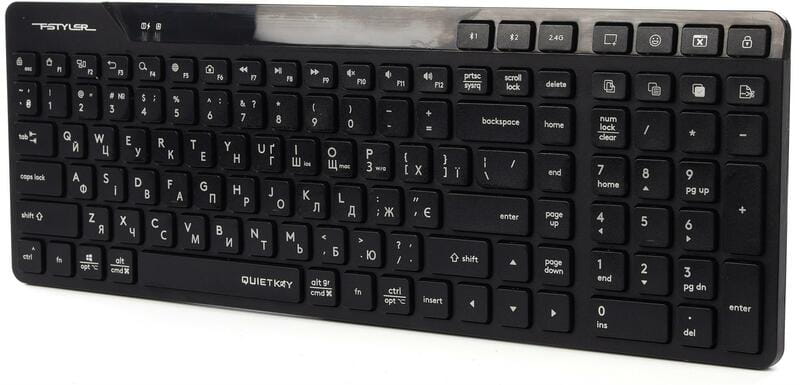 Клавиатура беспроводная A4Tech FBK27C AS Black