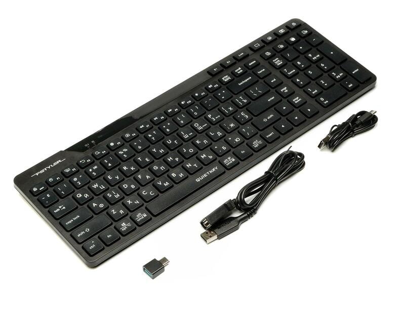 Клавіатура бездротова A4Tech FBK27C AS Black
