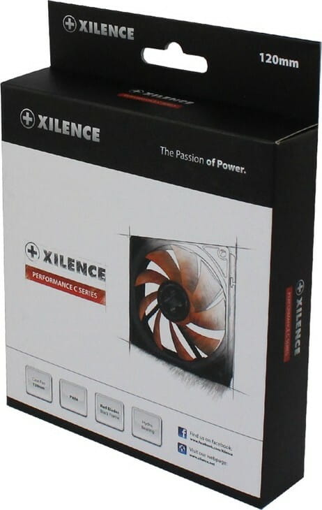Вентилятор Xilence XPF120.R.PWM (XF042), 120х120х25мм, 4-pin, Black/Red