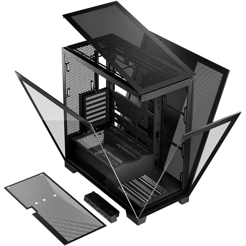 Корпус ModeCom Volcano Space Midi Black (AT-SPACE-PG-NF-10-000000) без БП