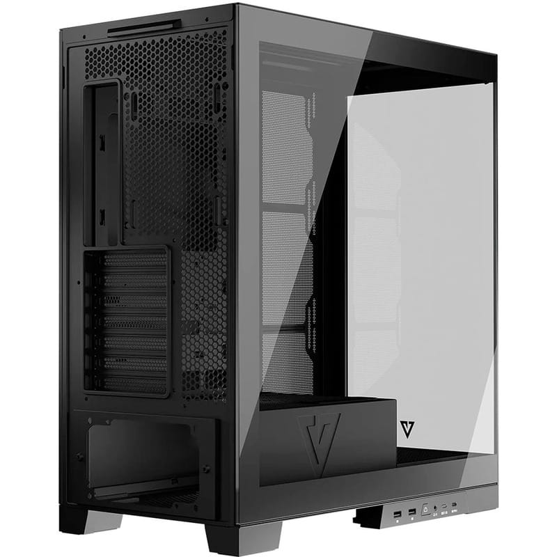 Корпус ModeCom Volcano Space Midi Black (AT-SPACE-PG-NF-10-000000) без БП