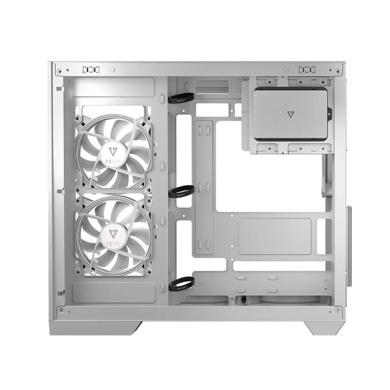 Корпус ModeCom Volcano Panorama Apex ARGB 5F Midi White (AT-PANORAMA-5F-ARGB-20-00) без БП