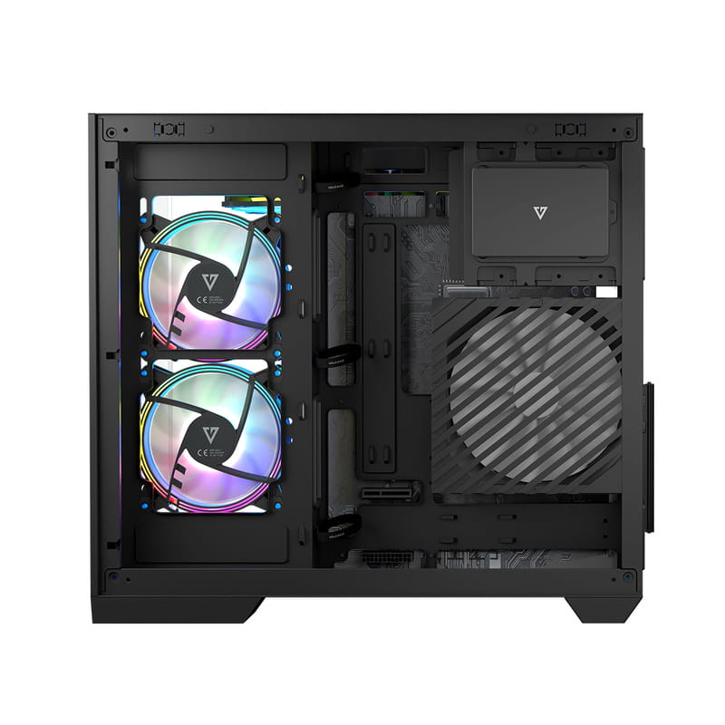 Корпус ModeCom Volcano Panorama Apex ARGB 7F Midi Grey (AT-PANORAMA-7F-ARGB-10-00) без БП