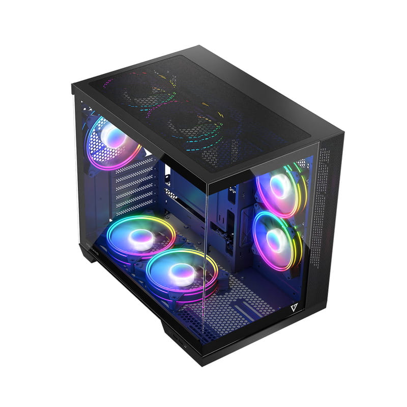 Корпус ModeCom Volcano Panorama Apex ARGB 7F Midi Grey (AT-PANORAMA-7F-ARGB-10-00) без БП
