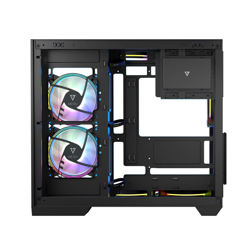 Корпус ModeCom Volcano Panorama Apex ARGB 7F Midi Grey (AT-PANORAMA-7F-ARGB-10-00) без БП