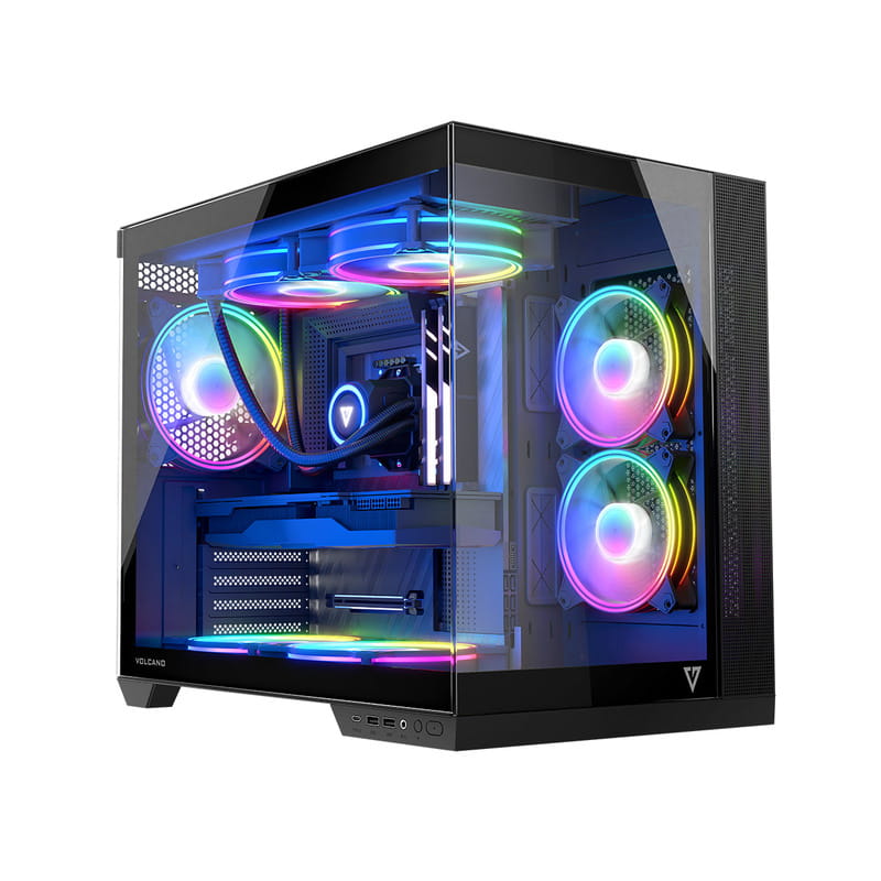 Корпус ModeCom Volcano Panorama Apex ARGB 7F Midi Grey (AT-PANORAMA-7F-ARGB-10-00) без БП