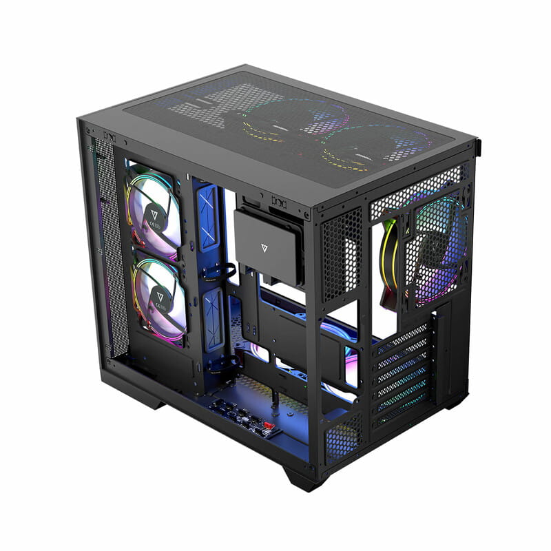 Корпус ModeCom Volcano Panorama Apex ARGB 7F Midi Grey (AT-PANORAMA-7F-ARGB-10-00) без БП