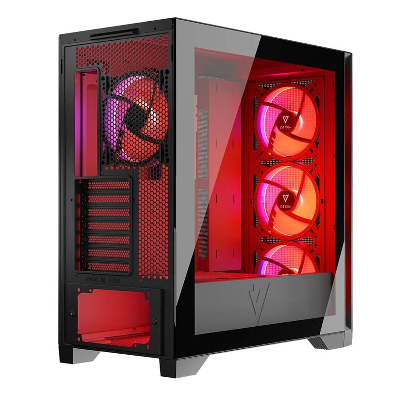Корпус ModeCom Volcano Expanse S Apex ARGB Midi Black (AT-EXPANSE-SG-10-000000) без БП