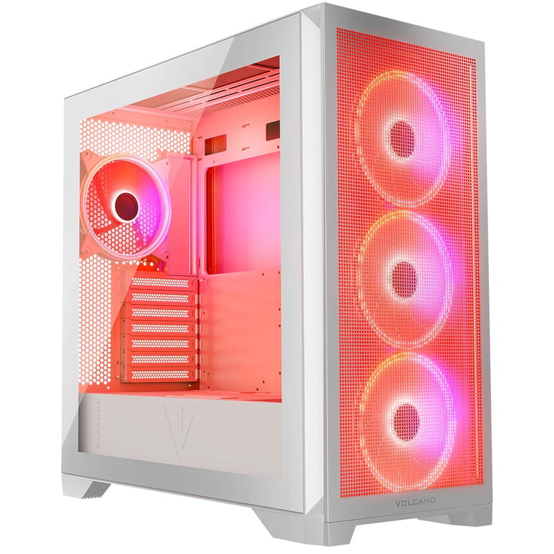 Корпус ModeCom Volcano Expanse S Apex ARGB Midi White (AT-EXPANSE-SG-20-000000) без БП