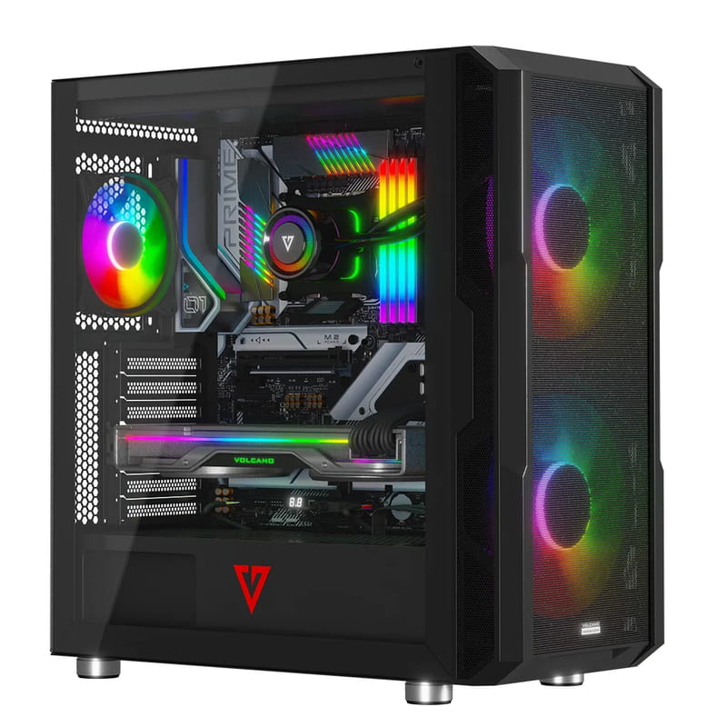 Корпус ModeCom Volcano Amirani ARGB Black (AT-AMIRANI-PG-10-000000-0) без БП